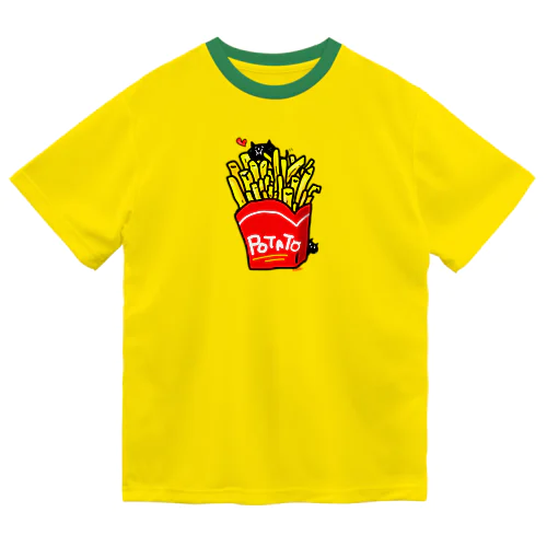 ポテトにゃん。 Dry T-Shirt