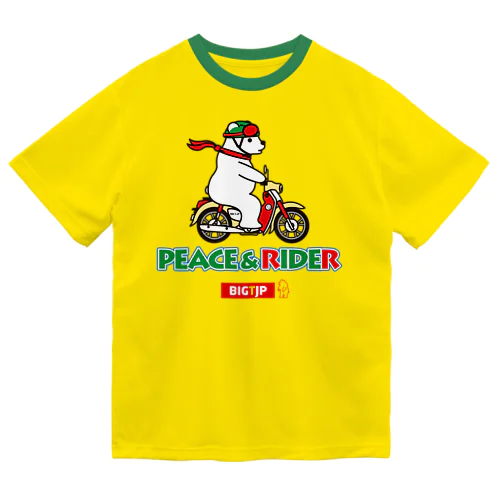 ヒグマPEACE & RIDE(R)ヒーローカラー Dry T-Shirt