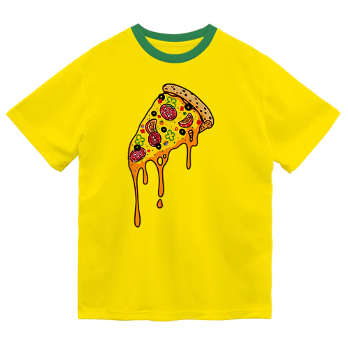 チーズドロドロピザ ドライTシャツ