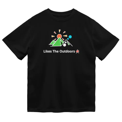 Likes The Outdoors　黒 Dry T-Shirt