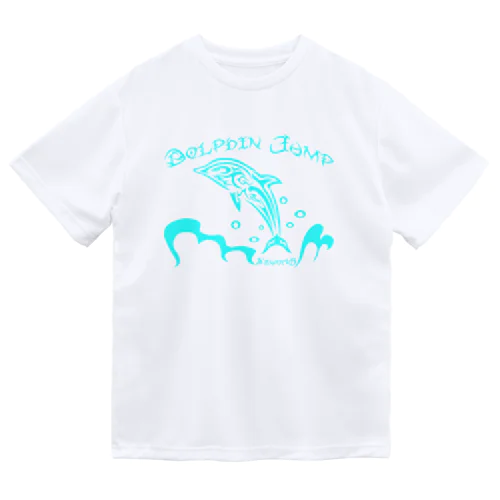 ドルフィンジャンプ（ブルー） Dry T-Shirt