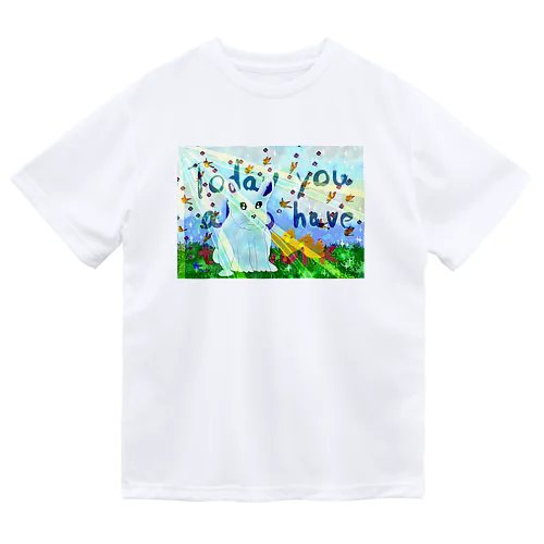 うさぎと小鳥　Harmony Dry T-Shirt