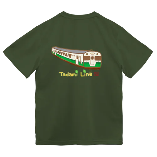 〖背面のみ〗【只見線】ありがとうキハ40🚃 ドライTシャツ