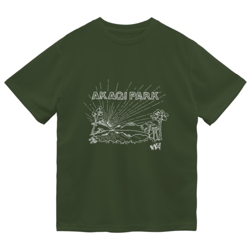 AKAGI★park01(白文字) Dry T-Shirt