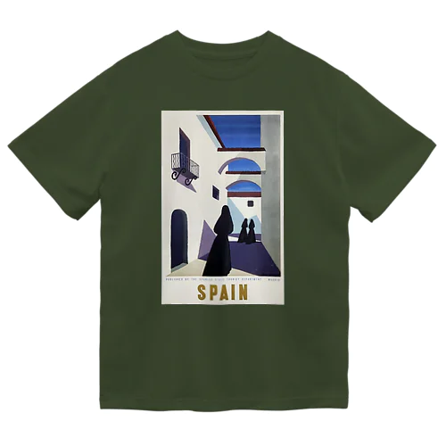 スペイン・マドリード 1950年代　トラベルポスター ドライTシャツ