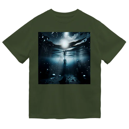 水の底（AI生成） Dry T-Shirt