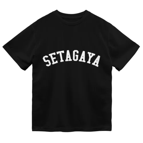 世田谷グッズ　ホワイトロゴ（setagaya item) ドライTシャツ
