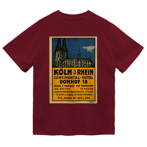 ケルン大聖堂 ドライTシャツ