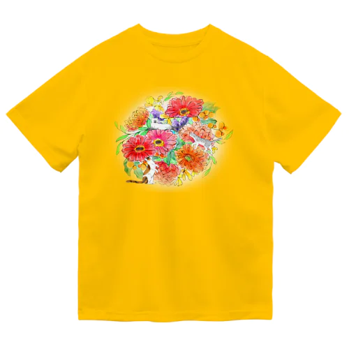花猫 ドライTシャツ