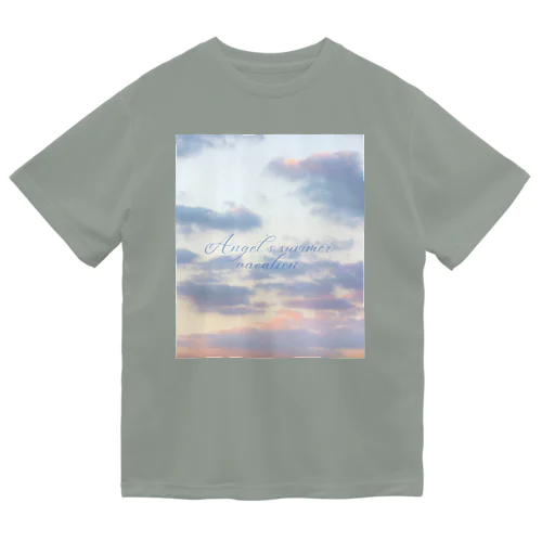 ପ天使の夏休みଓ夕暮れ旅行(枠なし) ドライTシャツ