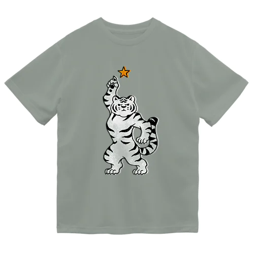 FIRST STAR WHITE TIGER ドライTシャツ