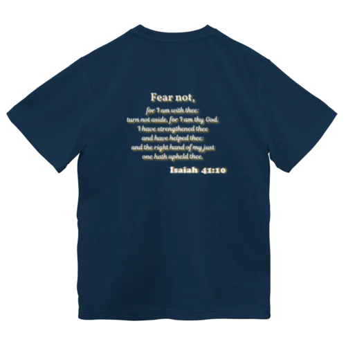 聖句「イザヤ書(41:10)」 ドライTシャツ