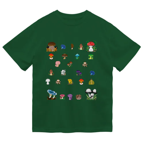 Dot Mushroom ドットきのこＴ ドライTシャツ