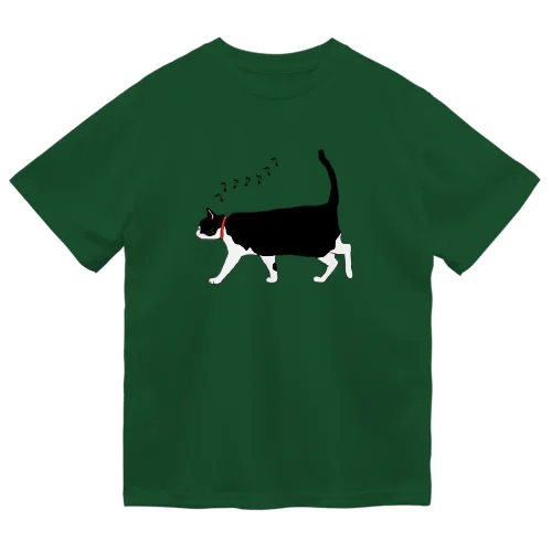 お散歩猫ちゃん ご機嫌バージョン Dry T-Shirt