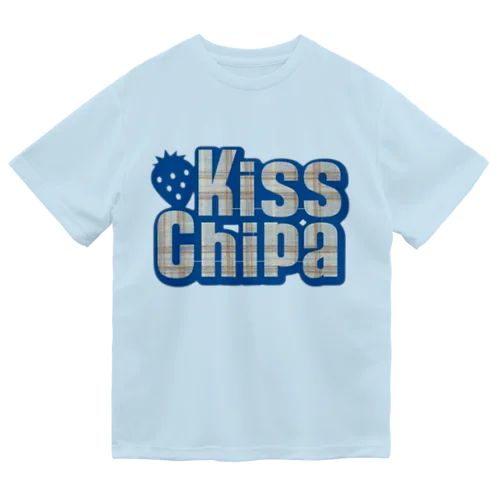 kisschipa(ブルー) ドライTシャツ