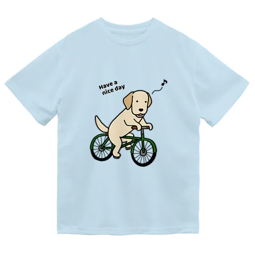 bicycleラブ イエロー ドライTシャツ