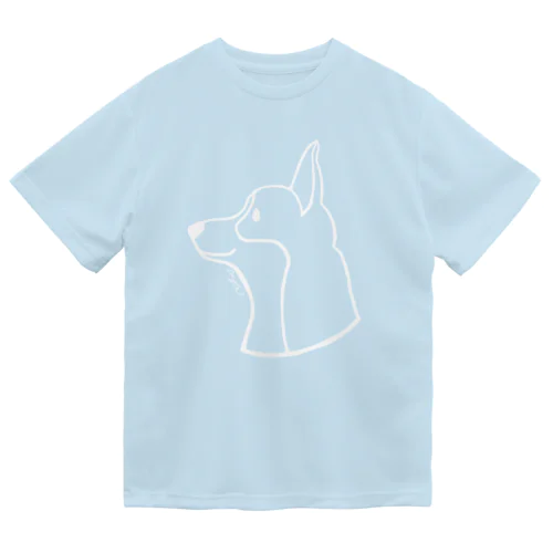 コーギーにこ〈白線〉 Dry T-Shirt