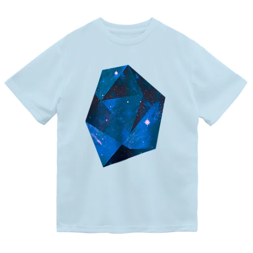 星空の結晶（青） ドライTシャツ