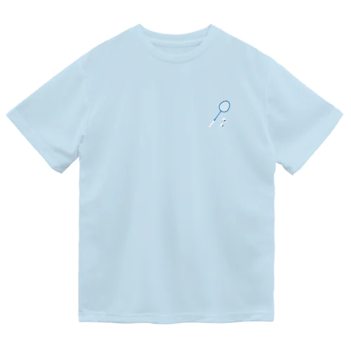 青色のバドミントン Dry T-Shirt