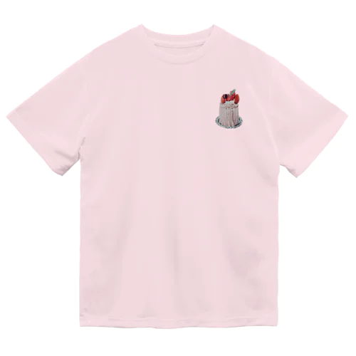 ピンクケーキ ドライTシャツ