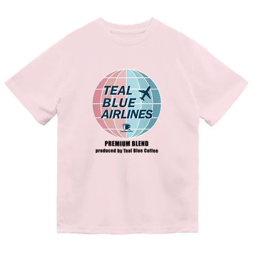 TEAL BLUE AIRLINES Dry T-Shirt