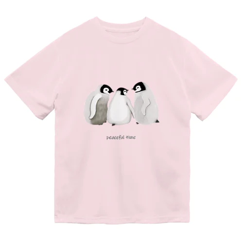 皇帝ペンギンのヒナ２ ドライTシャツ