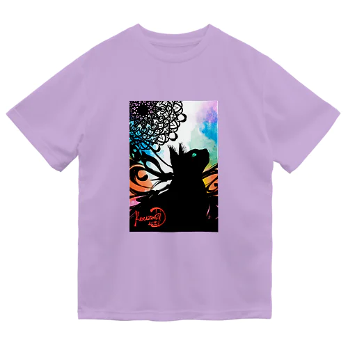 黒猫_colorful Dry T-Shirt