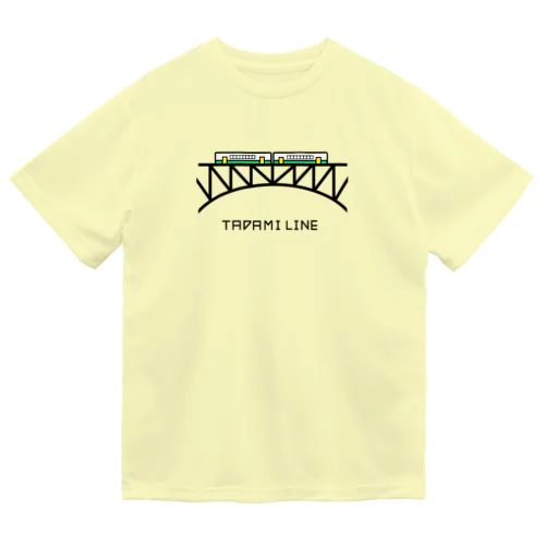 【只見線】橋梁とキハE120形🚃🌉 ドライTシャツ