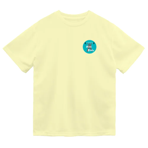 バーベルsimpleロゴ:水色 ドライTシャツ