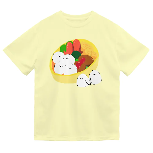 シマエナガ×お弁当 Dry T-Shirt