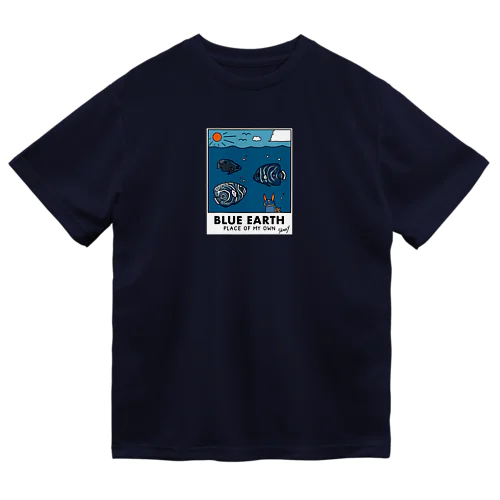 青いものドウメイ Dry T-Shirt