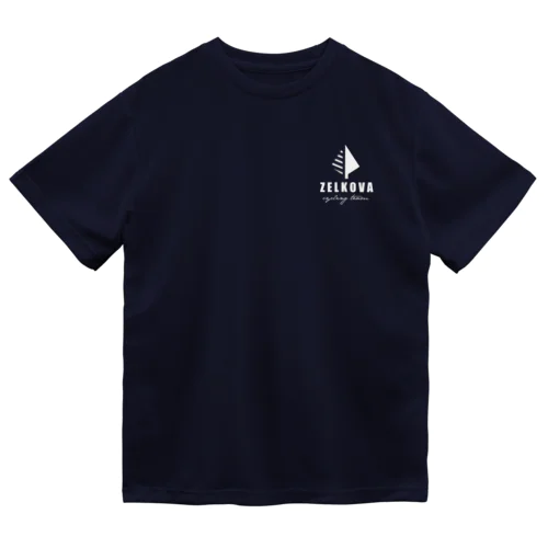 ZELKOVA LOGO white  ドライTシャツ