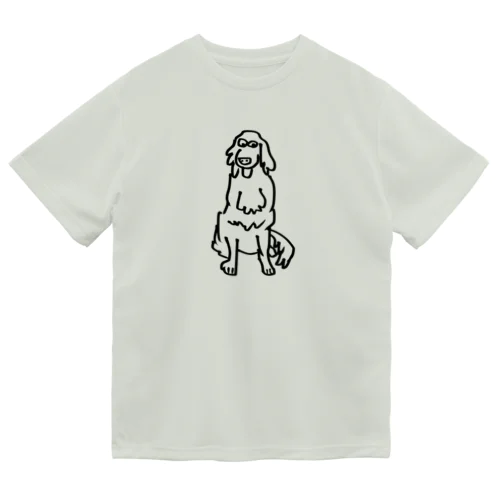 ふざけた顔した犬 ドライTシャツ