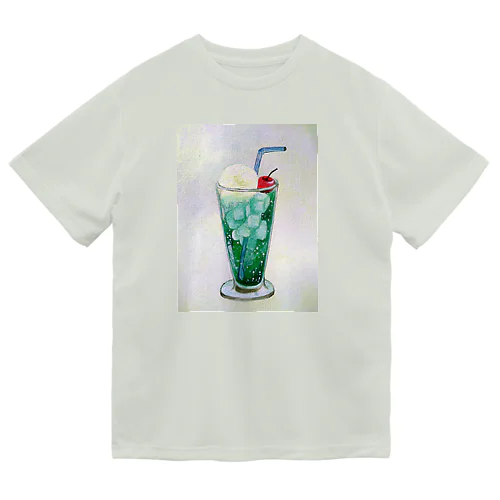 メロンクリームソーダ ドライTシャツ