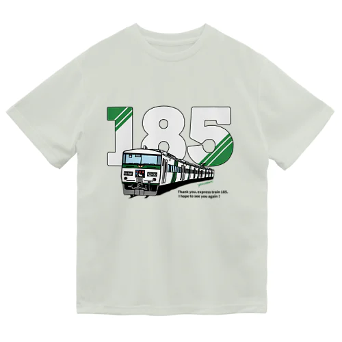 鉄道：「踊り子」185系デザイン（淡色用） ドライTシャツ