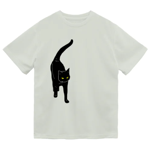 黒猫が来る そして去る 右胸バージョン Dry T-Shirt