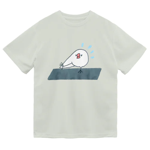 ストレッチをがんばる文鳥ちゃん Dry T-Shirt