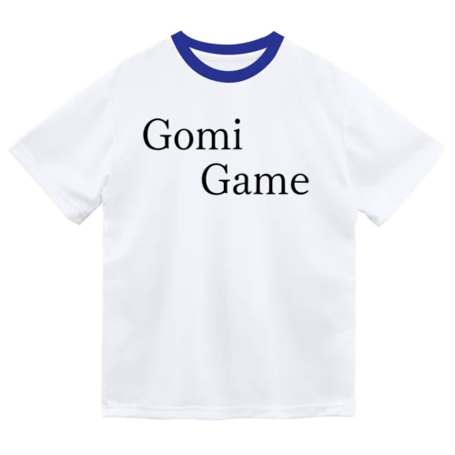 GomiGame 黒文字 ドライTシャツ