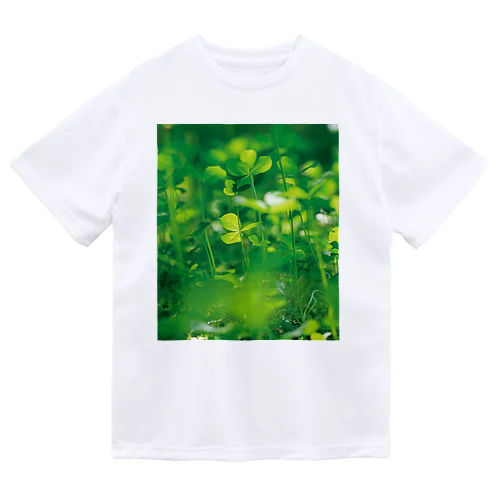 癒しの風景（クローバー） ドライTシャツ