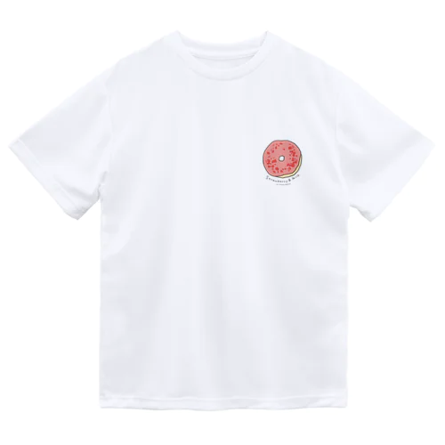 いちごミルク(黒文字) Dry T-Shirt