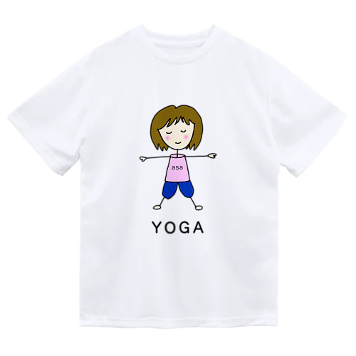 ヨガールasaちゃん(カラー) ドライTシャツ