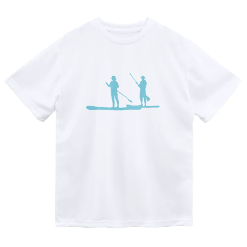 SUP Colony Dry Tee Light Blueロゴ ドライTシャツ