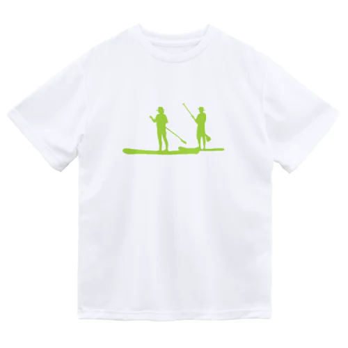 SUP Colony Dry Tee Lime Greenロゴ ドライTシャツ