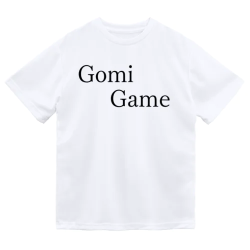 GomiGame 黒文字 ドライTシャツ