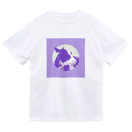 乳牛（ぺろり）ぱーぷる Dry T-Shirt