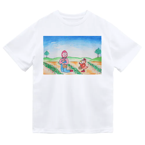 ファンタジー物語ピピのつばさ　(ピピとイチゴちゃん) ドライTシャツ