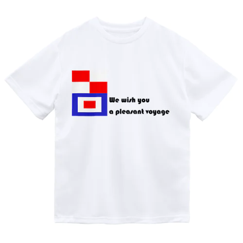 UW (We wish you a pleasant voyage)  - BLACK ドライTシャツ