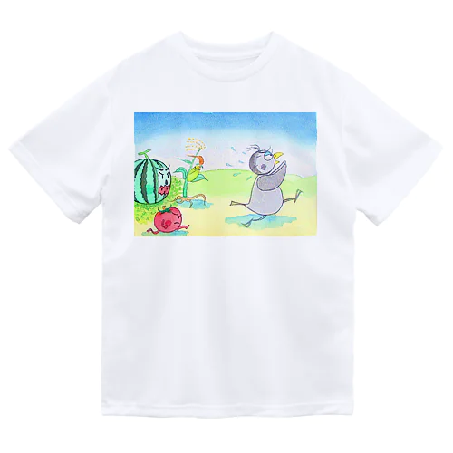 ファンタジー物語ピピのつばさ　(いたずらカラスのリルレ) Dry T-Shirt