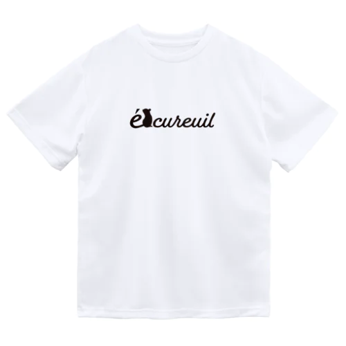 écureuil（りす）_Black ドライTシャツ