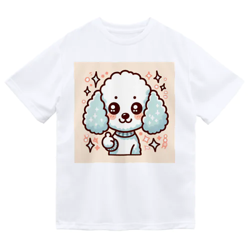 【ステッカー】ふわもこワンコ - いいね！ver ドライTシャツ